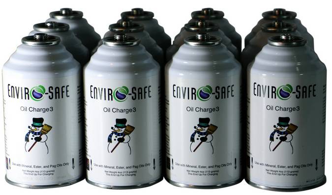 OilCharge3 – A/C System Oil Booster for R134a Systems | Aerosol Oil Charge | Low-Side Injection | Gas Propelled