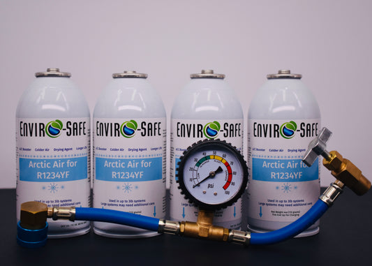 Arctic Air for R1234yf Systems β 4 Γ 4oz Cans β AC Booster + Drying Agent β Colder Air, Reduces Moisture, Extends A/C Life
