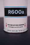 4 Cans R600a Refrigerant – 6 oz Inverted Piercing Cans, 99.7% Purity, EPA Approved