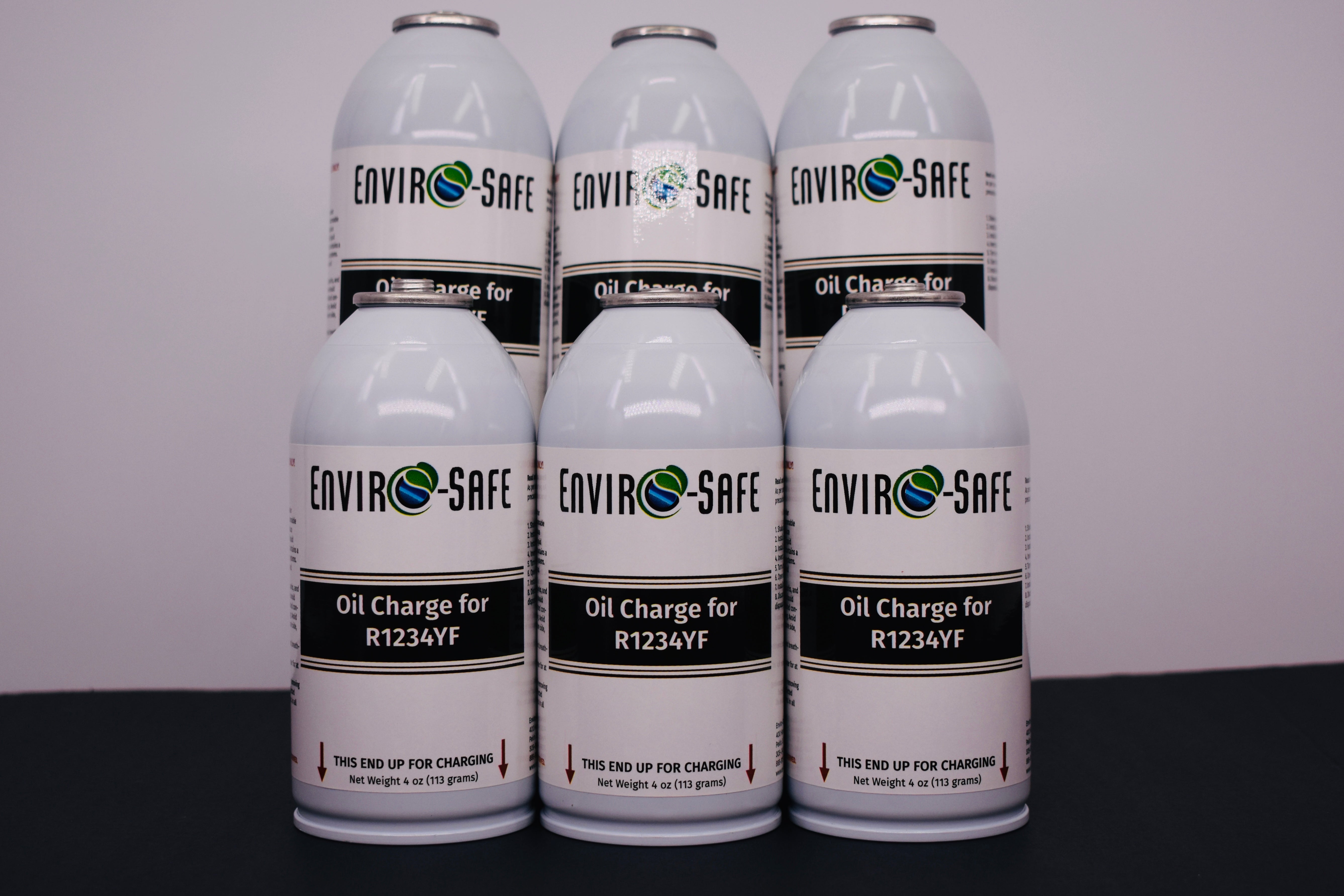 OilCharge for R1234yf Systems – 6 Can Pack – A/C Compressor Lubricant Additive