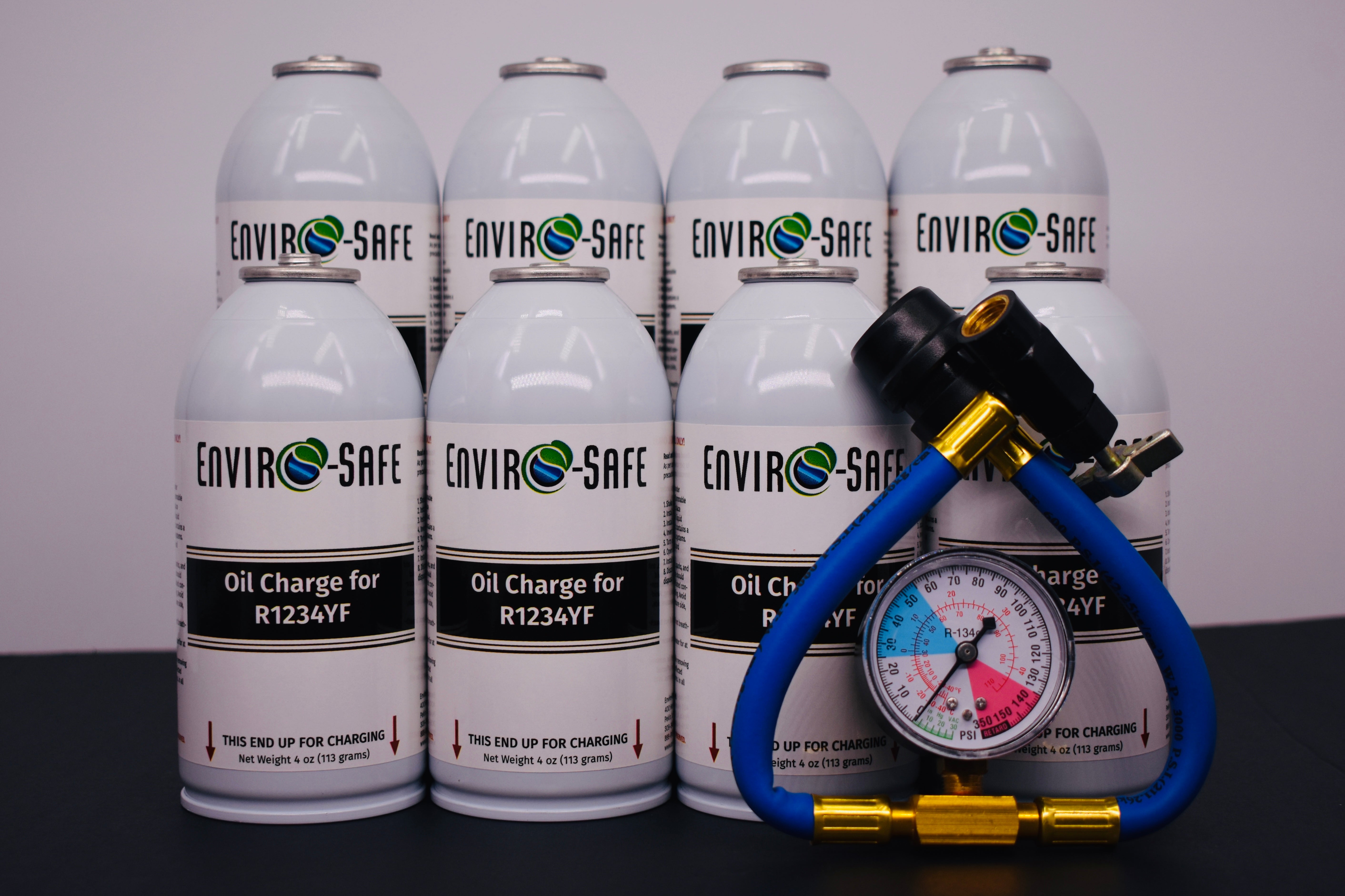 OilCharge for R1234yf Systems β 8 Can Pack β A/C Compressor Lubricant Additive