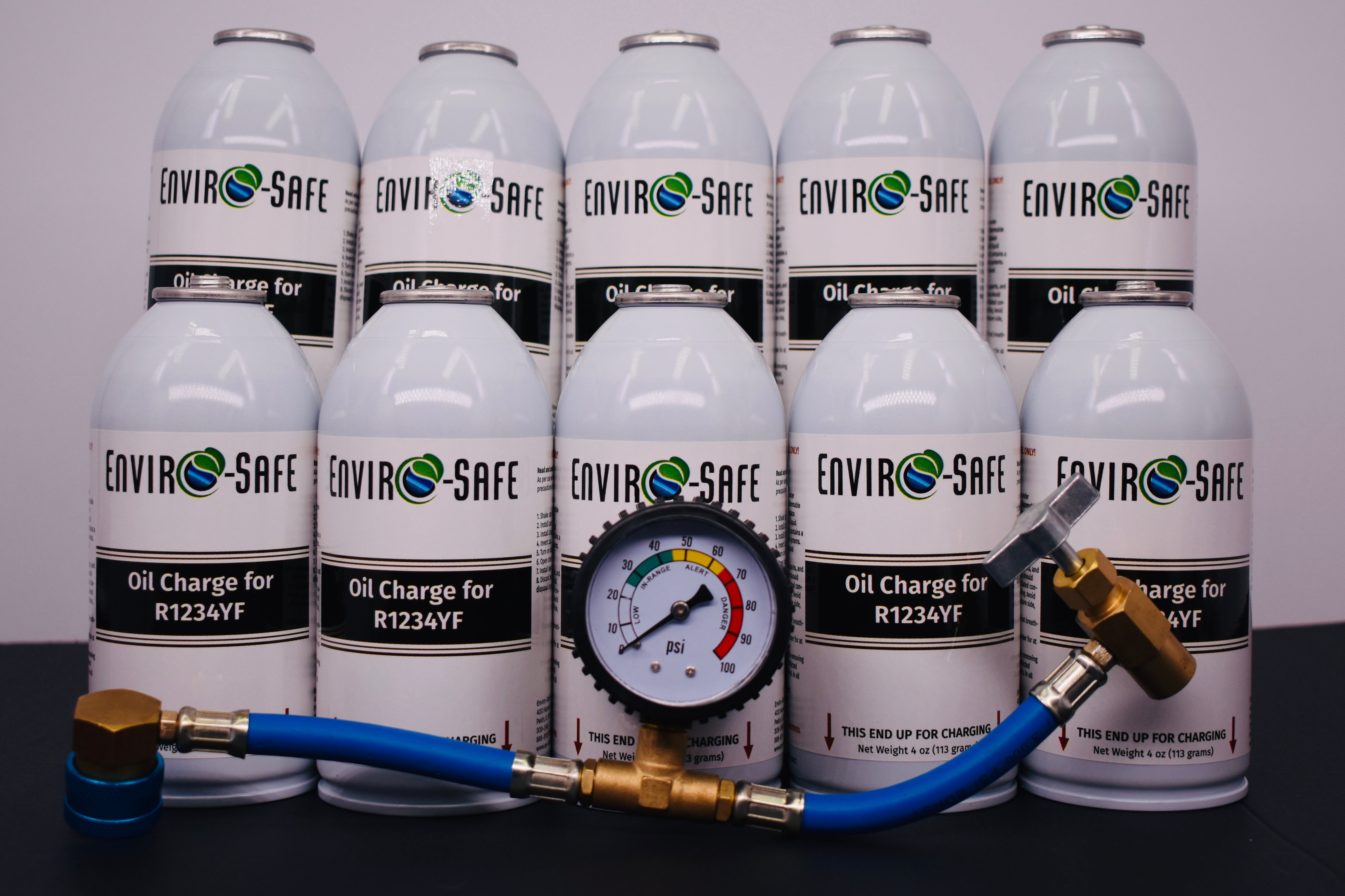 OilCharge for R1234yf Systems β 10 Can Pack β A/C Compressor Lubricant Additive