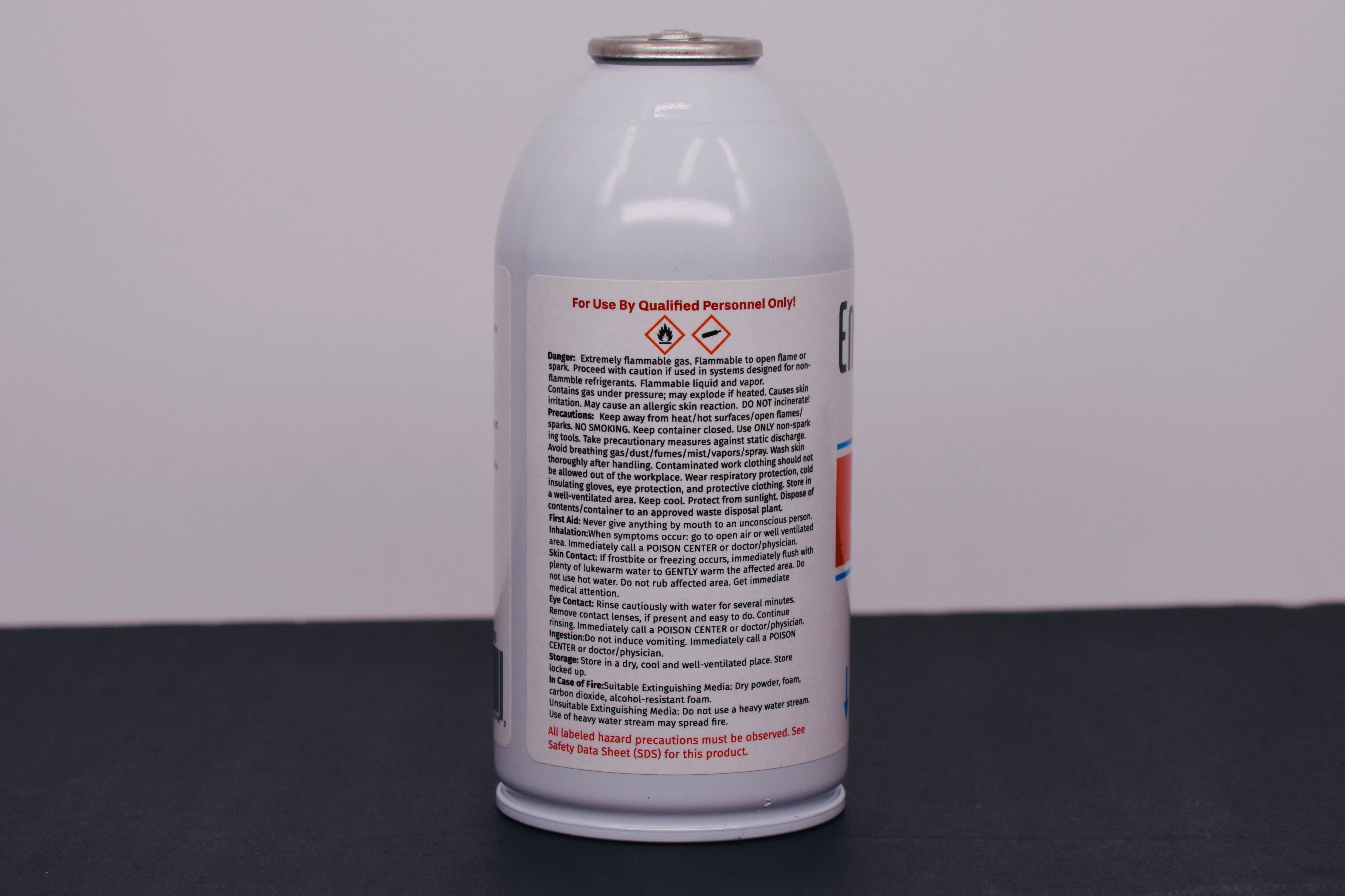 R600a Inverted Self-Sealing Valve Refrigerant β 12 Can Pack (6oz Each)