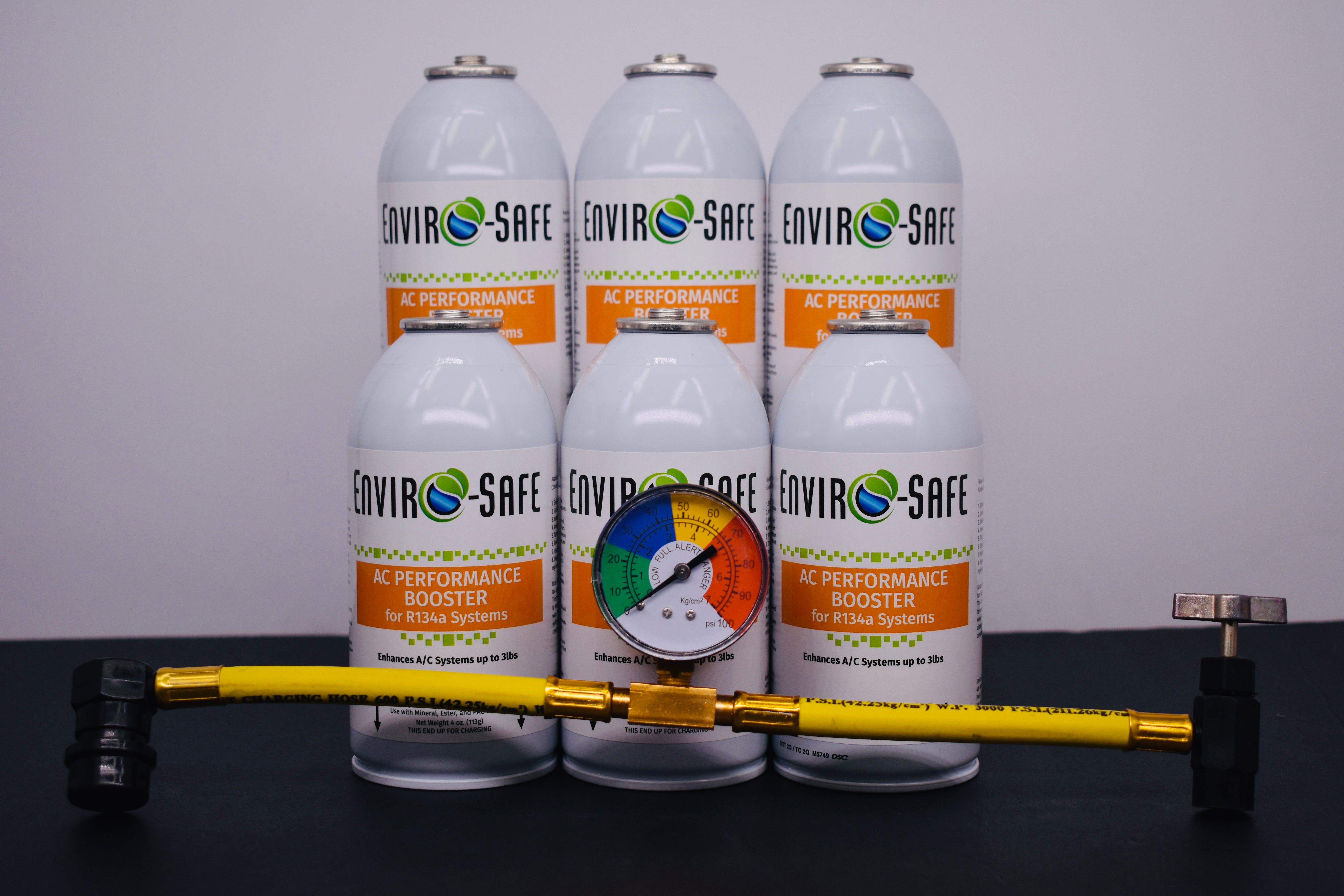 AC Performance Booster β 6 Can Pack β 4oz Can | R134a Style Top