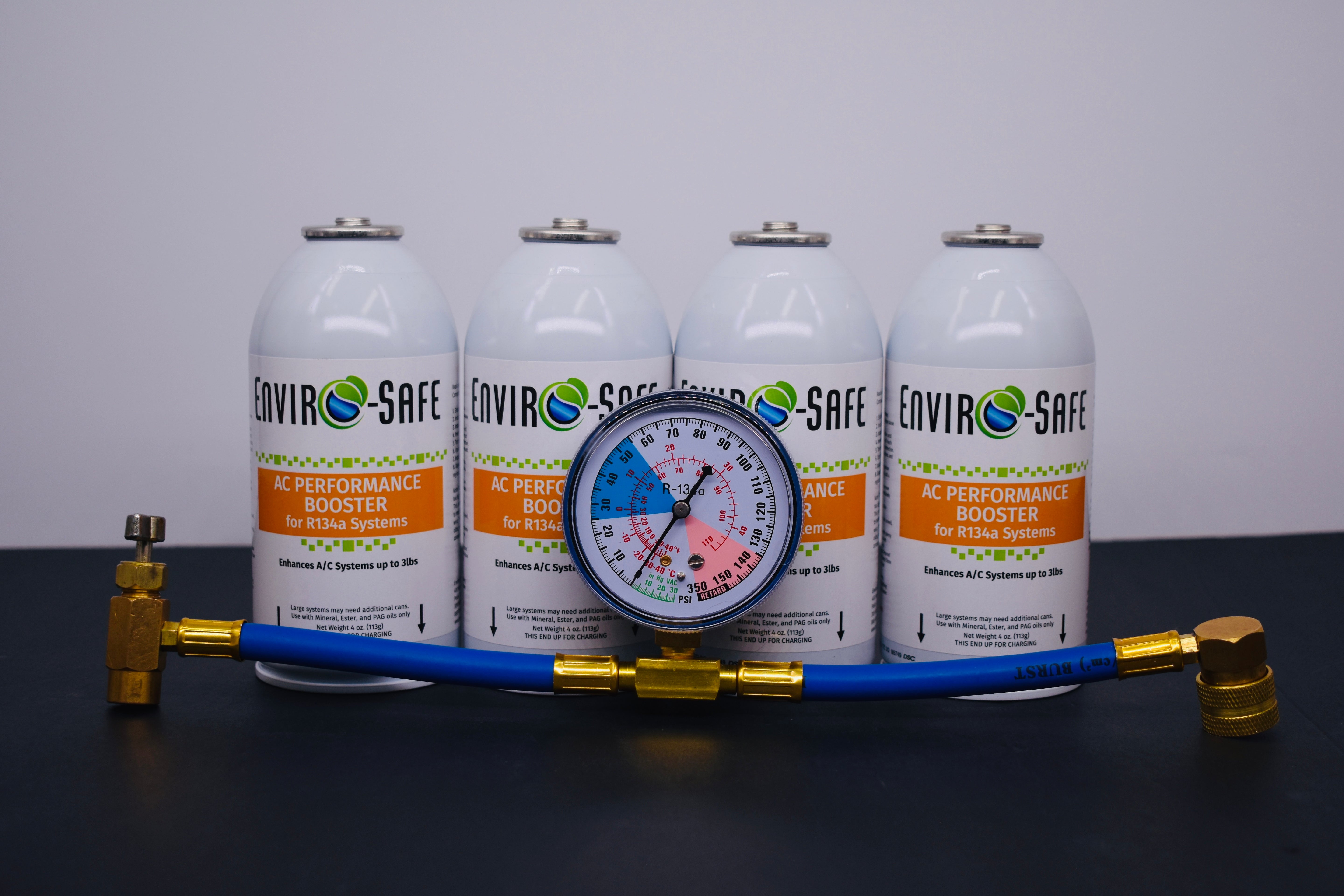 AC Performance Booster β 4 Can Pack β 4oz Can | R134a Style Top