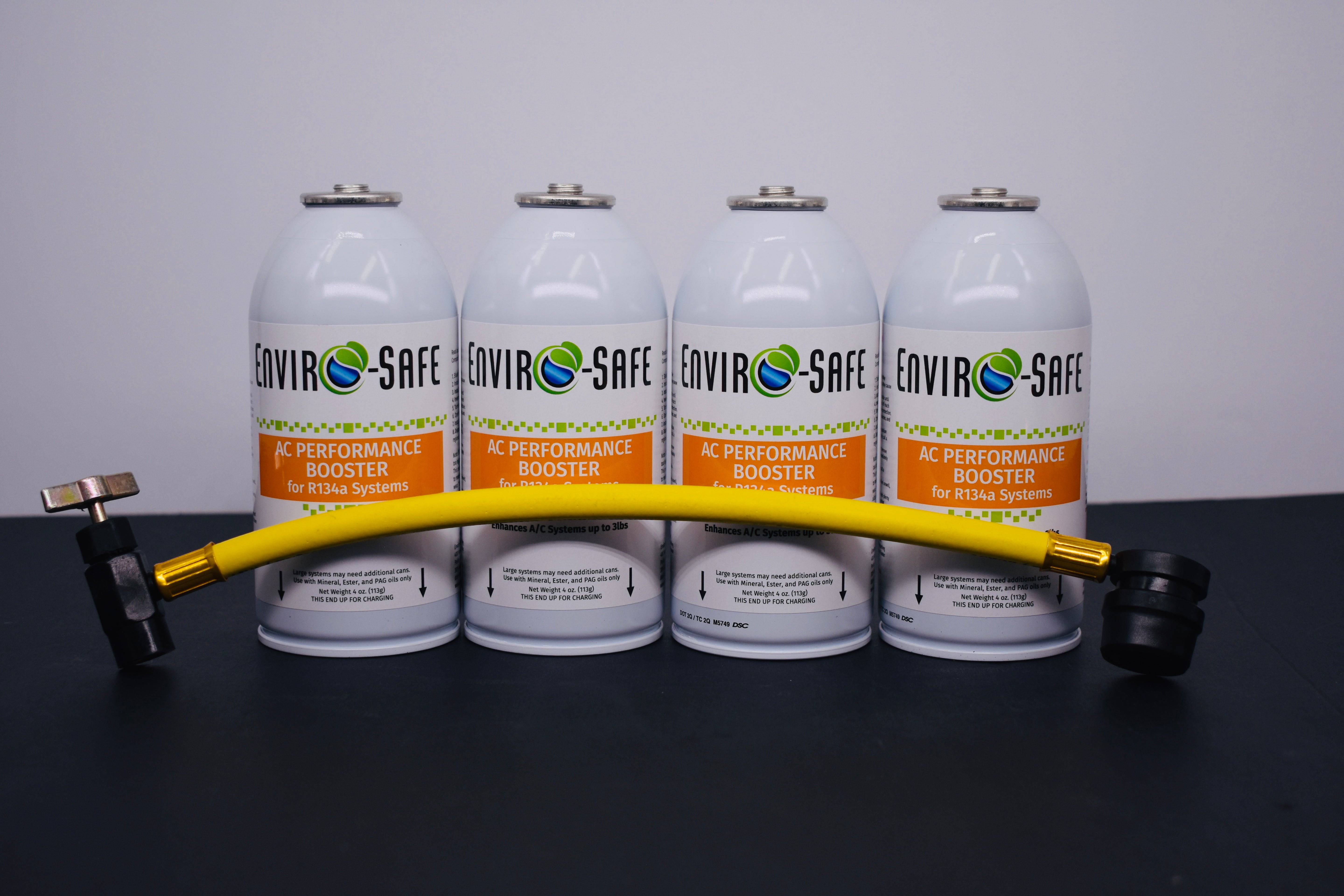 AC Performance Booster β 4 Can Pack β 4oz Can | R134a Style Top