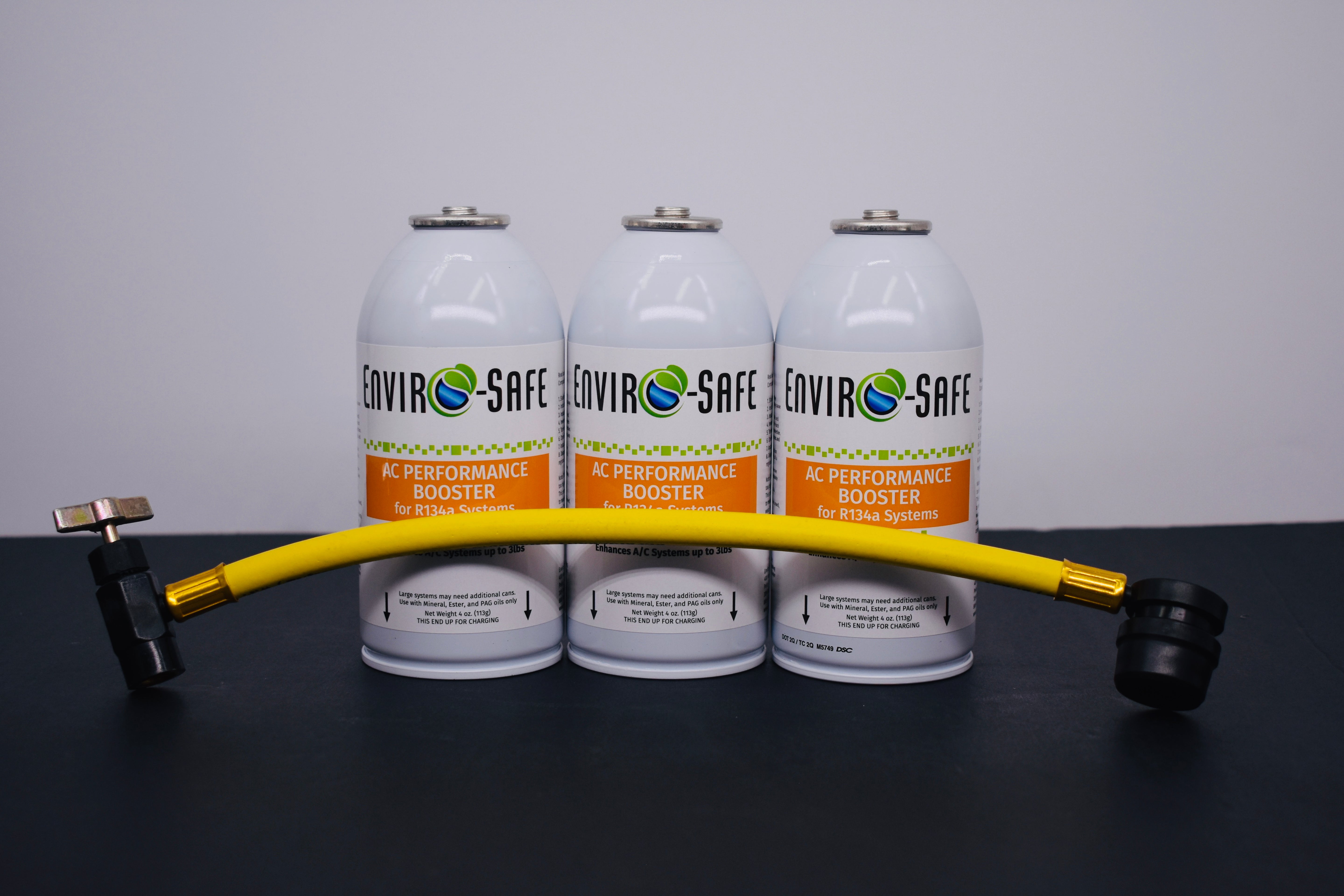 AC Performance Booster β 3 Can Pack β 4oz Can | R134a Style Top