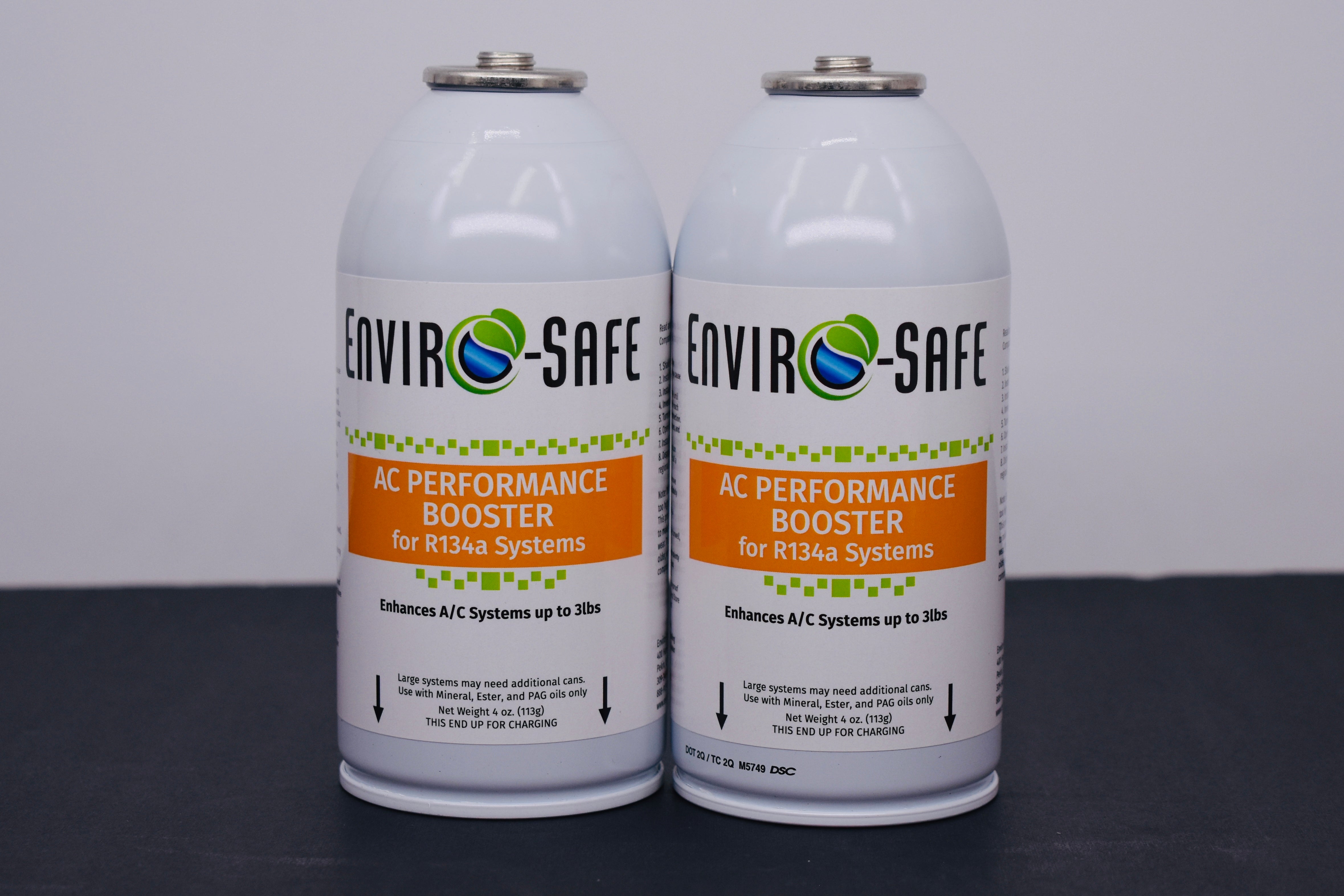 AC Performance Booster – 2 Can Pack – 4oz Can | R134a Style Top