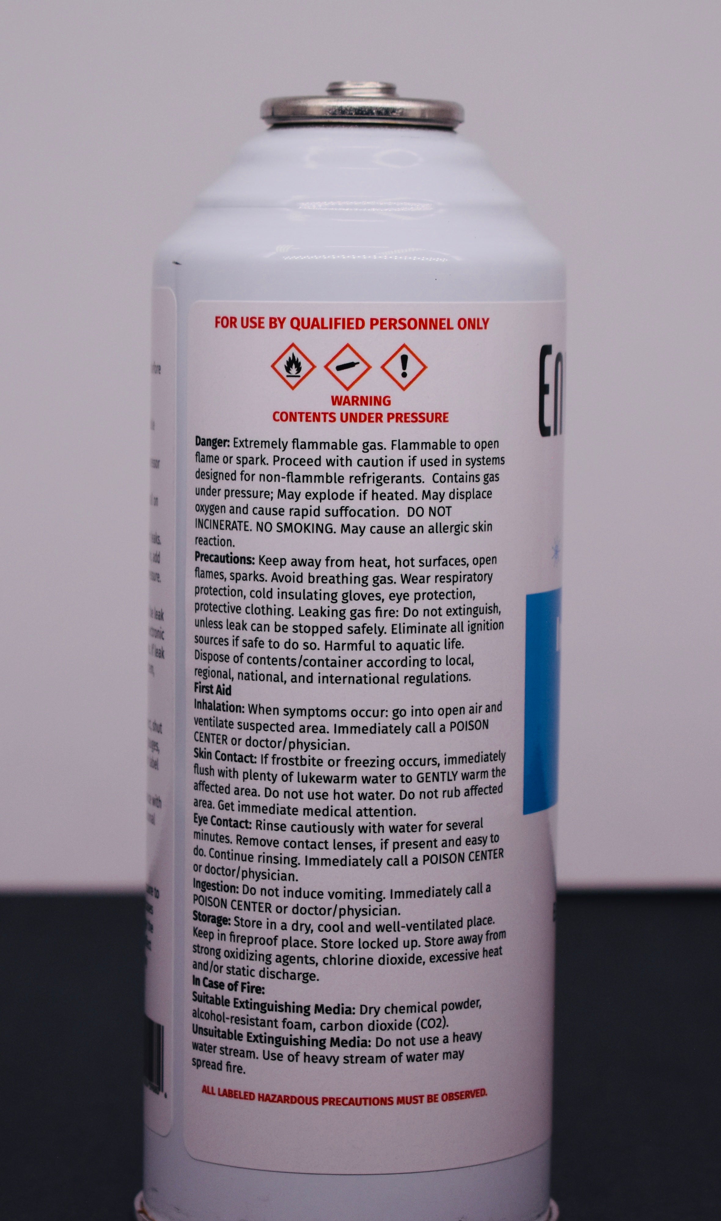 Industrial R134a Replacement Refrigerant 10 Cans × 8 oz | EPA-Approved Hydrocarbon | Colder Cooling Performance