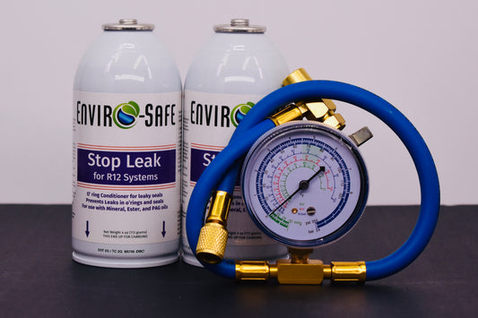 StopLeak for R12 Systems β 2 Γ 4 oz Cans β Reconditions O-Rings & Seals | Enviro-Safe Automotive A/C Additive