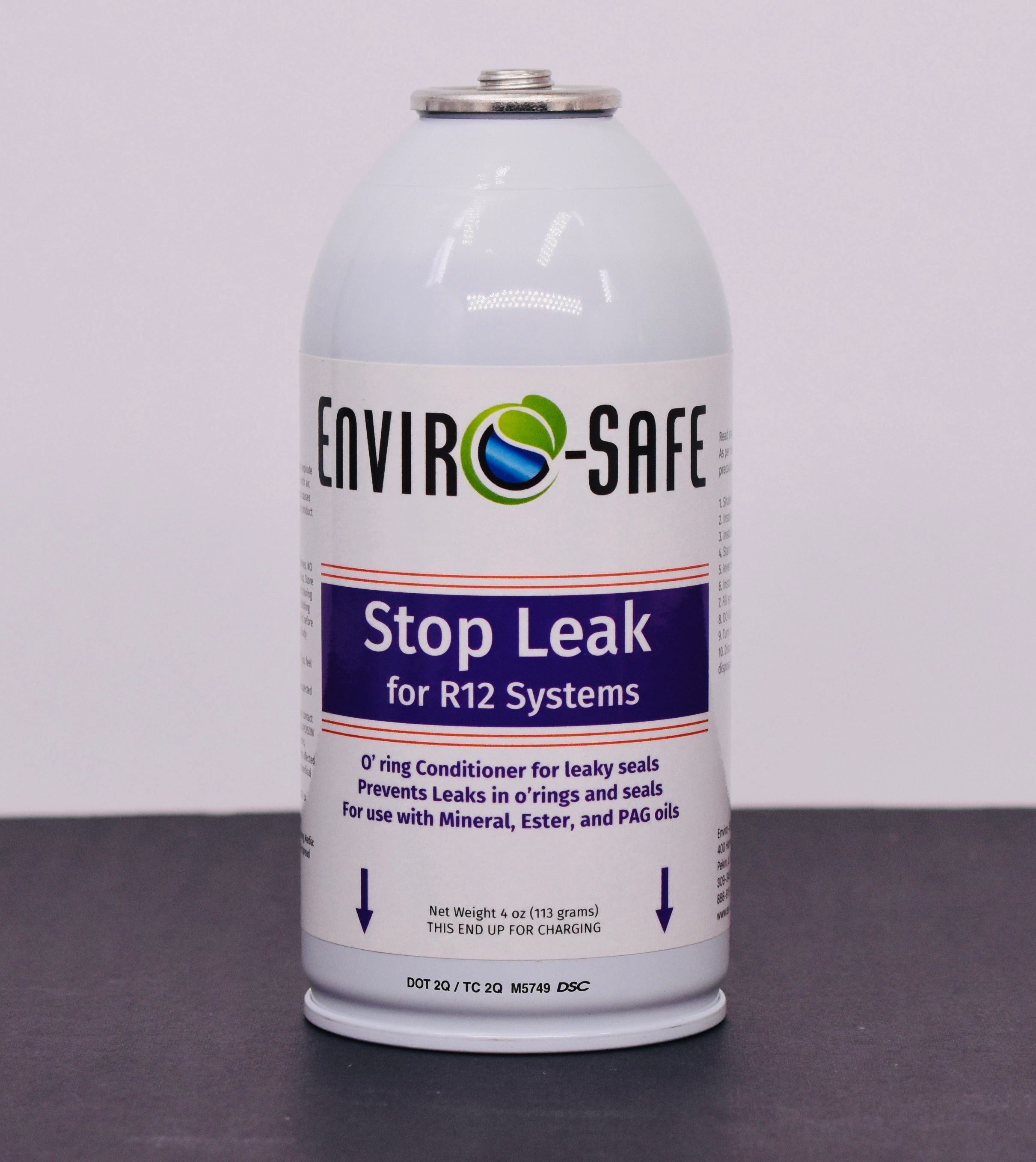 StopLeak for R12 Systems – 3 × 4 oz Cans – Reconditions O-Rings & Seals | Enviro-Safe Automotive A/C Additive