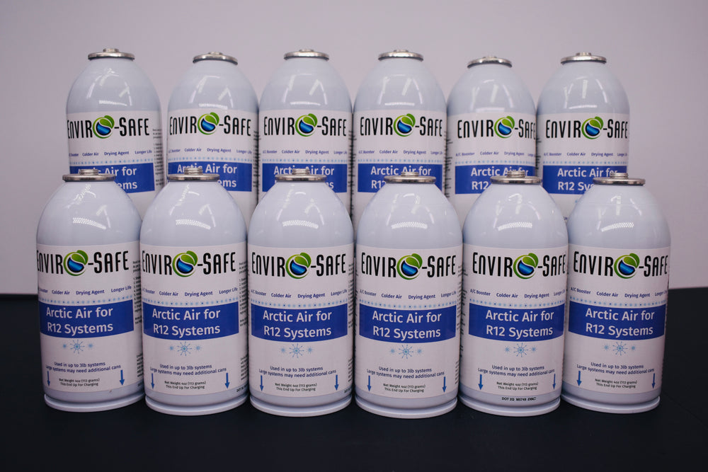 Arctic Air for R12 Systems – 12 × 4 oz Cans – A/C Booster & Moisture Remover