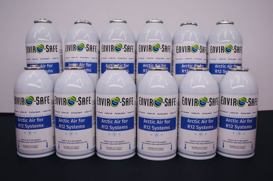 Arctic Air for R12 Systems – 12 × 4 oz Cans – A/C Booster & Moisture Remover