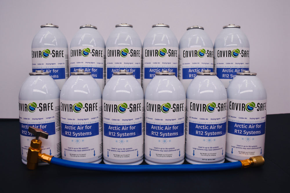 Arctic Air for R12 Systems – 12 × 4 oz Cans – A/C Booster & Moisture Remover