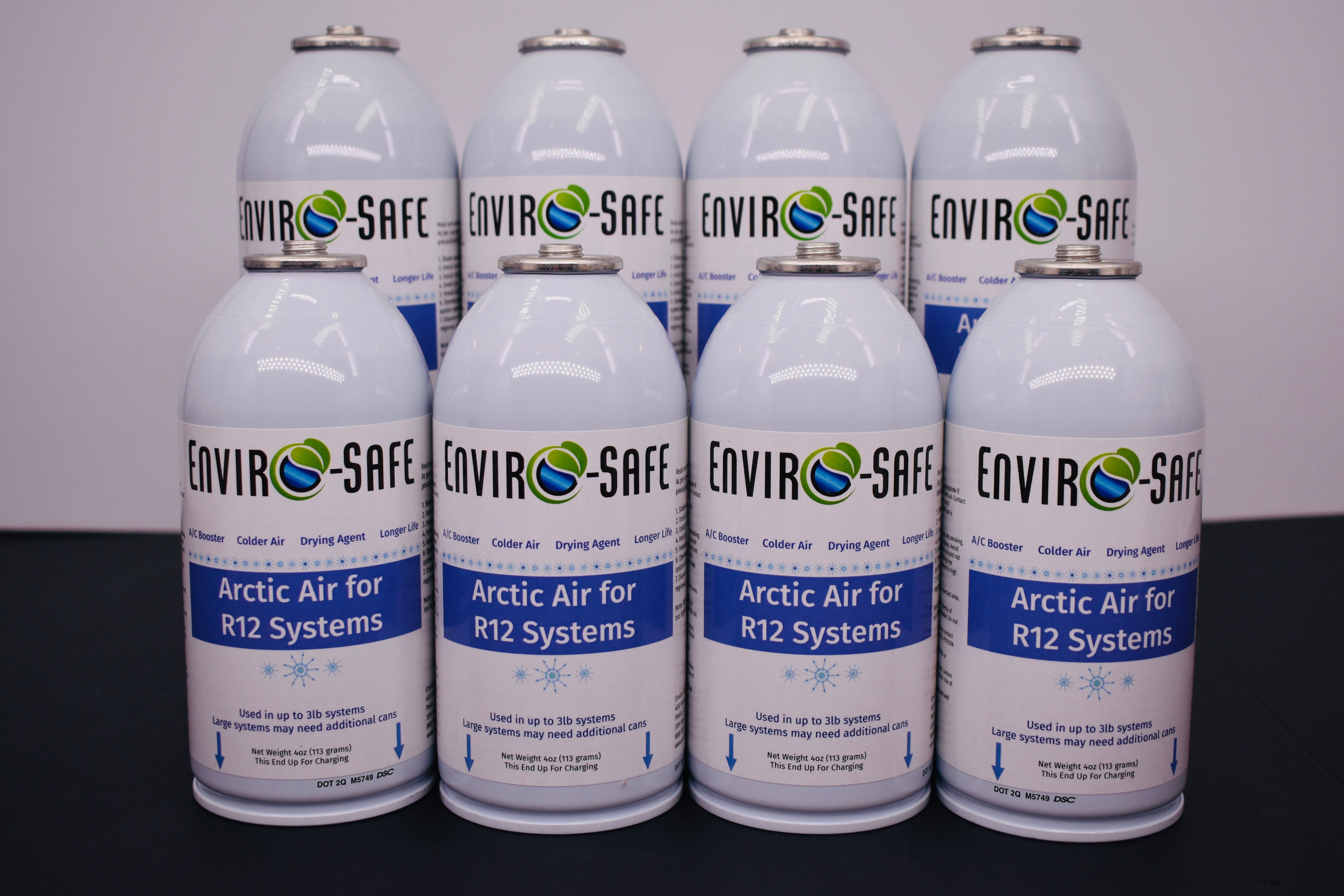 Arctic Air for R12 Systems – 8 × 4 oz Cans – A/C Booster & Moisture Remover