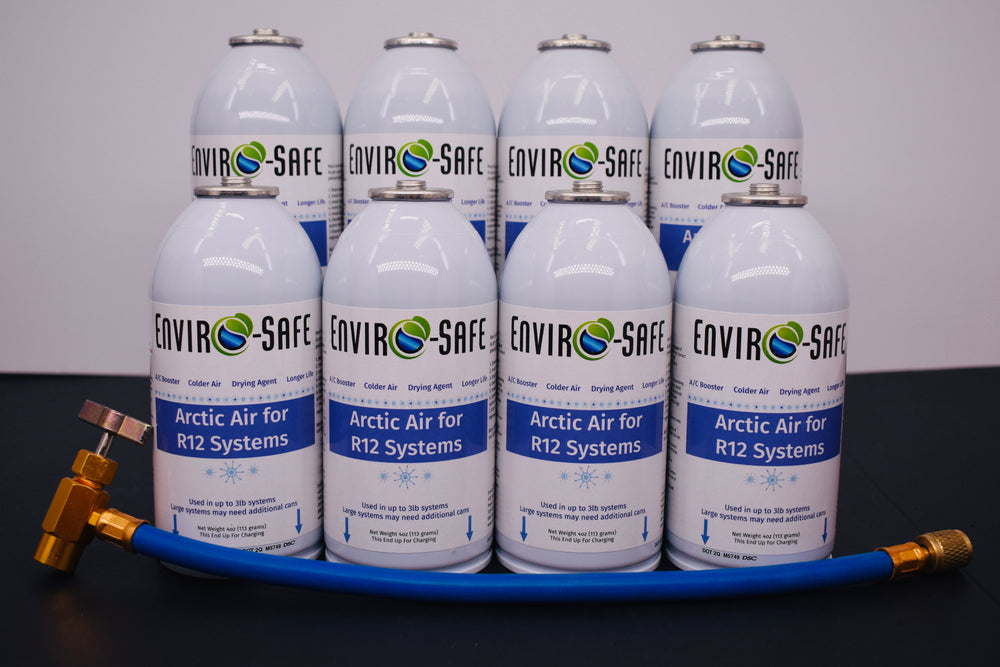 Arctic Air for R12 Systems – 8 × 4 oz Cans – A/C Booster & Moisture Remover