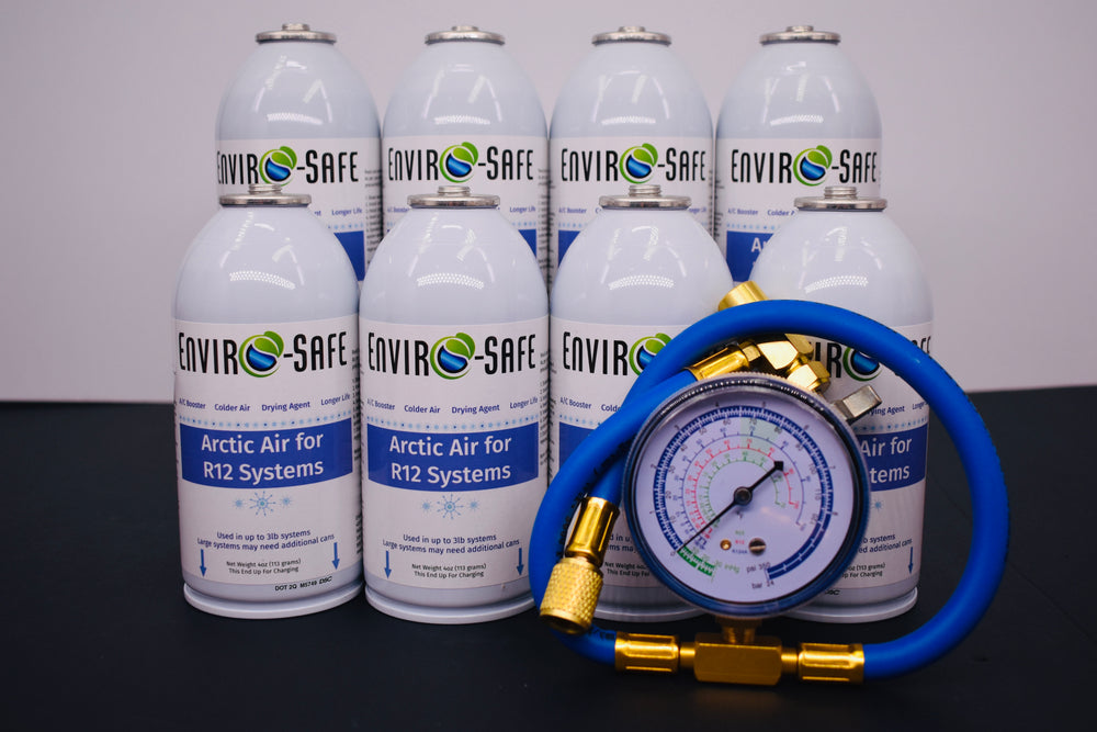 Arctic Air for R12 Systems – 8 × 4 oz Cans – A/C Booster & Moisture Remover