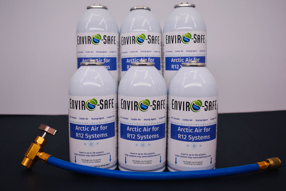 Arctic Air for R12 Systems – 6 × 4 oz Cans – A/C Booster & Moisture Remover