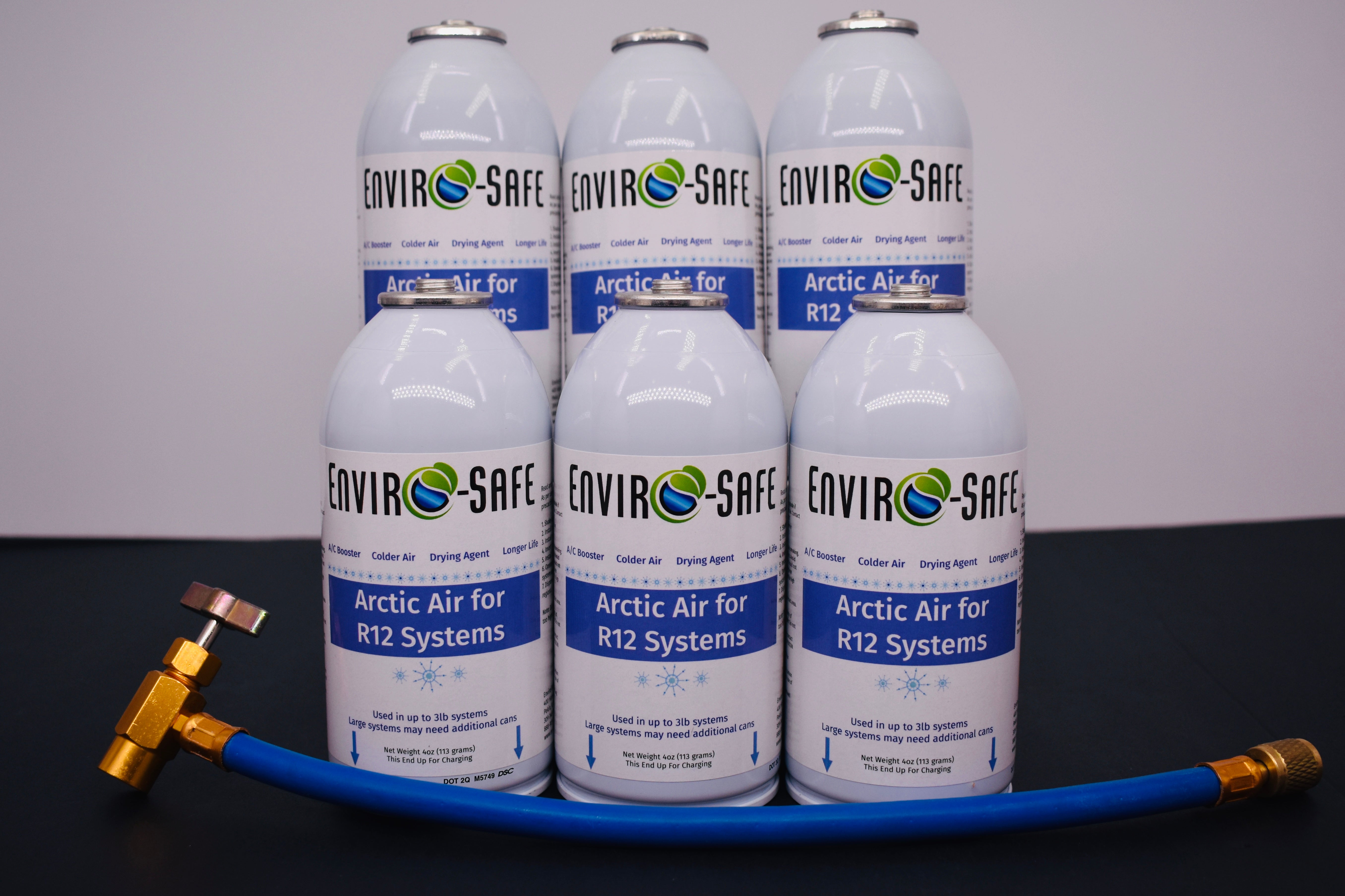 Arctic Air for R12 Systems – 6 × 4 oz Cans – A/C Booster & Moisture Remover
