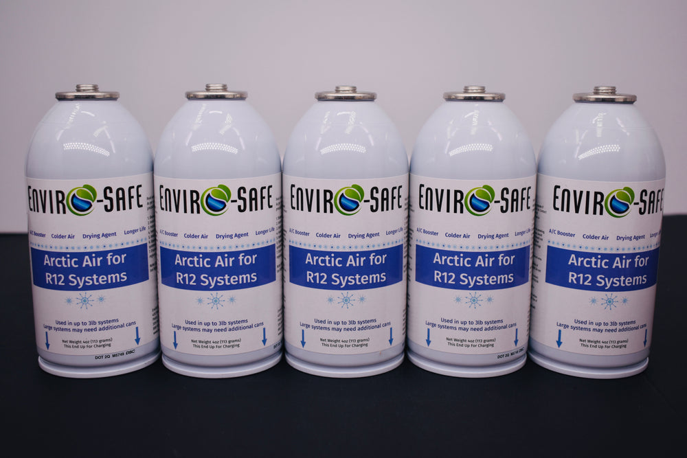 Arctic Air for R12 Systems – 5 × 4 oz Cans – A/C Booster & Moisture Remover