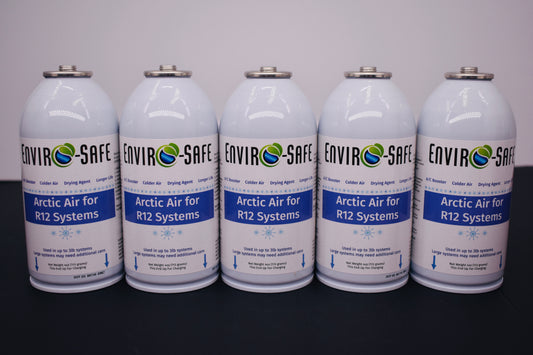 Arctic Air for R12 Systems – 5 × 4 oz Cans – A/C Booster & Moisture Remover