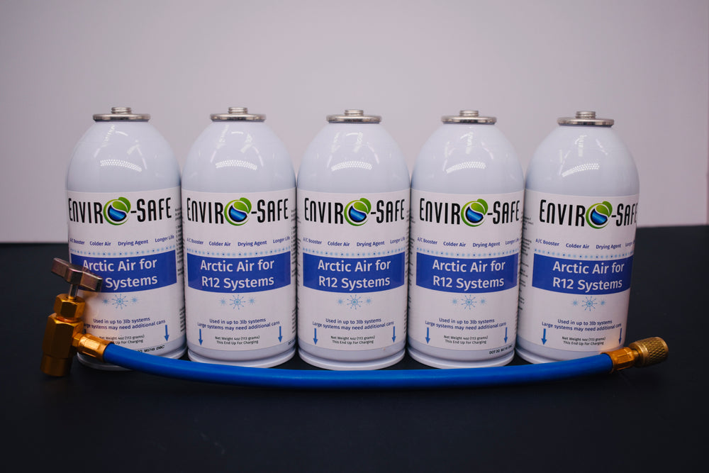 Arctic Air for R12 Systems – 5 × 4 oz Cans – A/C Booster & Moisture Remover