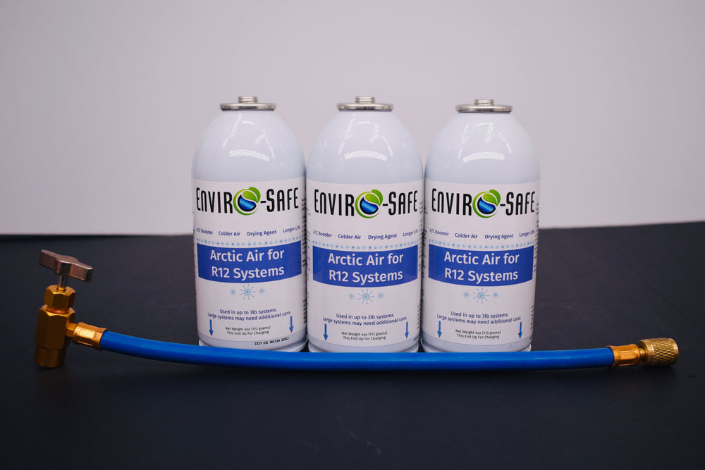 Arctic Air for R12 Systems – 3 × 4 oz Cans – A/C Booster & Moisture Remover