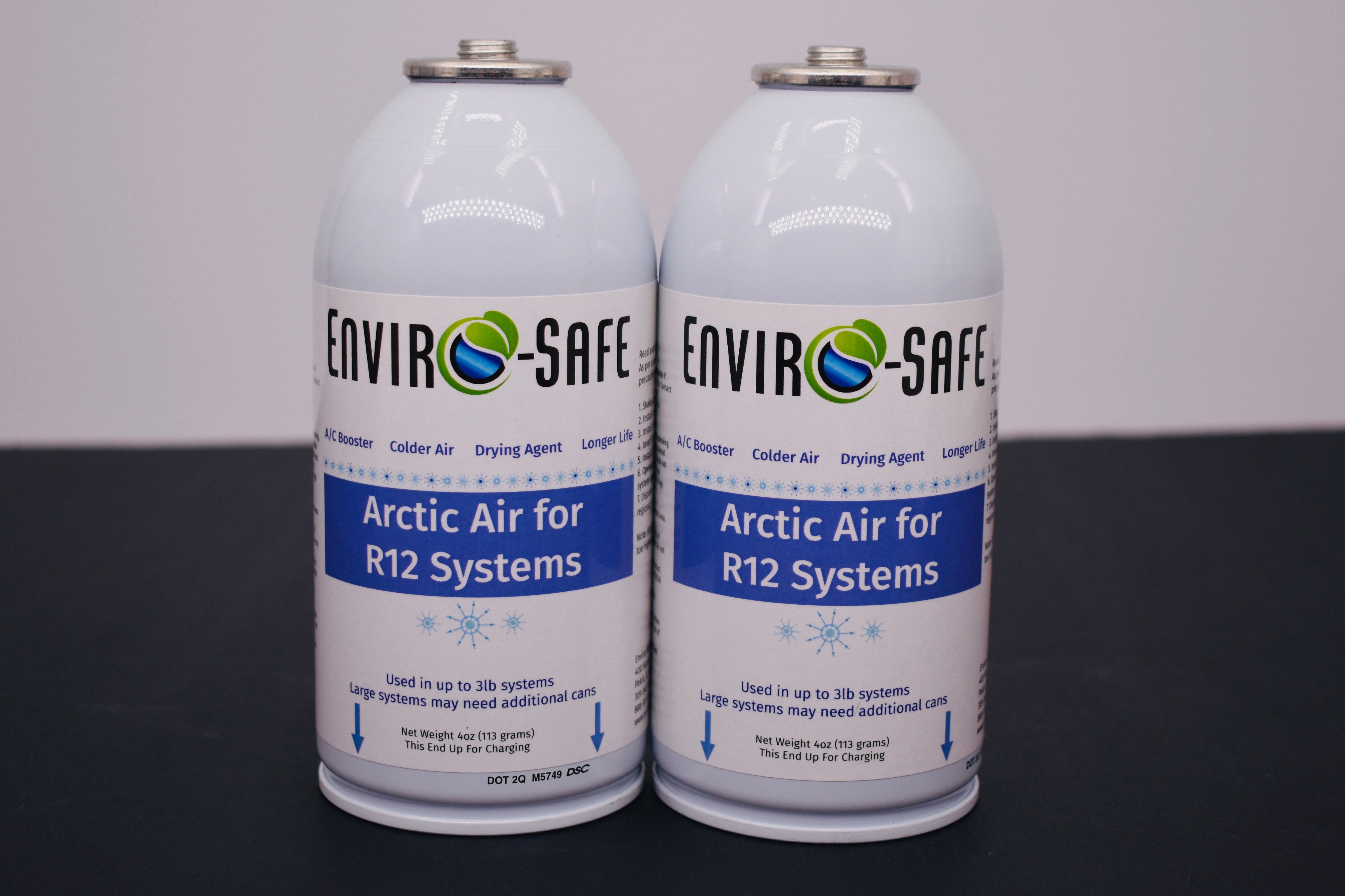 Arctic Air for R12 Systems – 2 × 4 oz Cans – A/C Booster & Moisture Remover