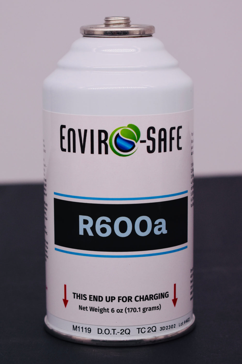 8 Cans R600a Refrigerant – 6 oz Inverted Piercing Cans, 99.7% Purity, EPA Approved