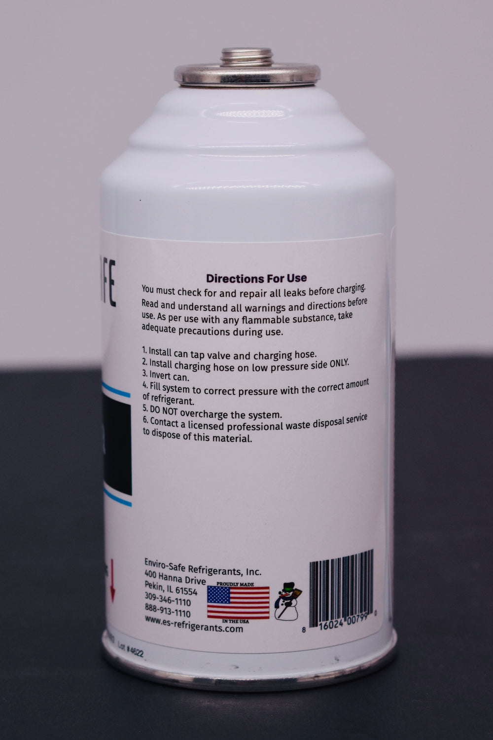 8 Cans R600a Refrigerant – 6 oz Inverted Piercing Cans, 99.7% Purity, EPA Approved