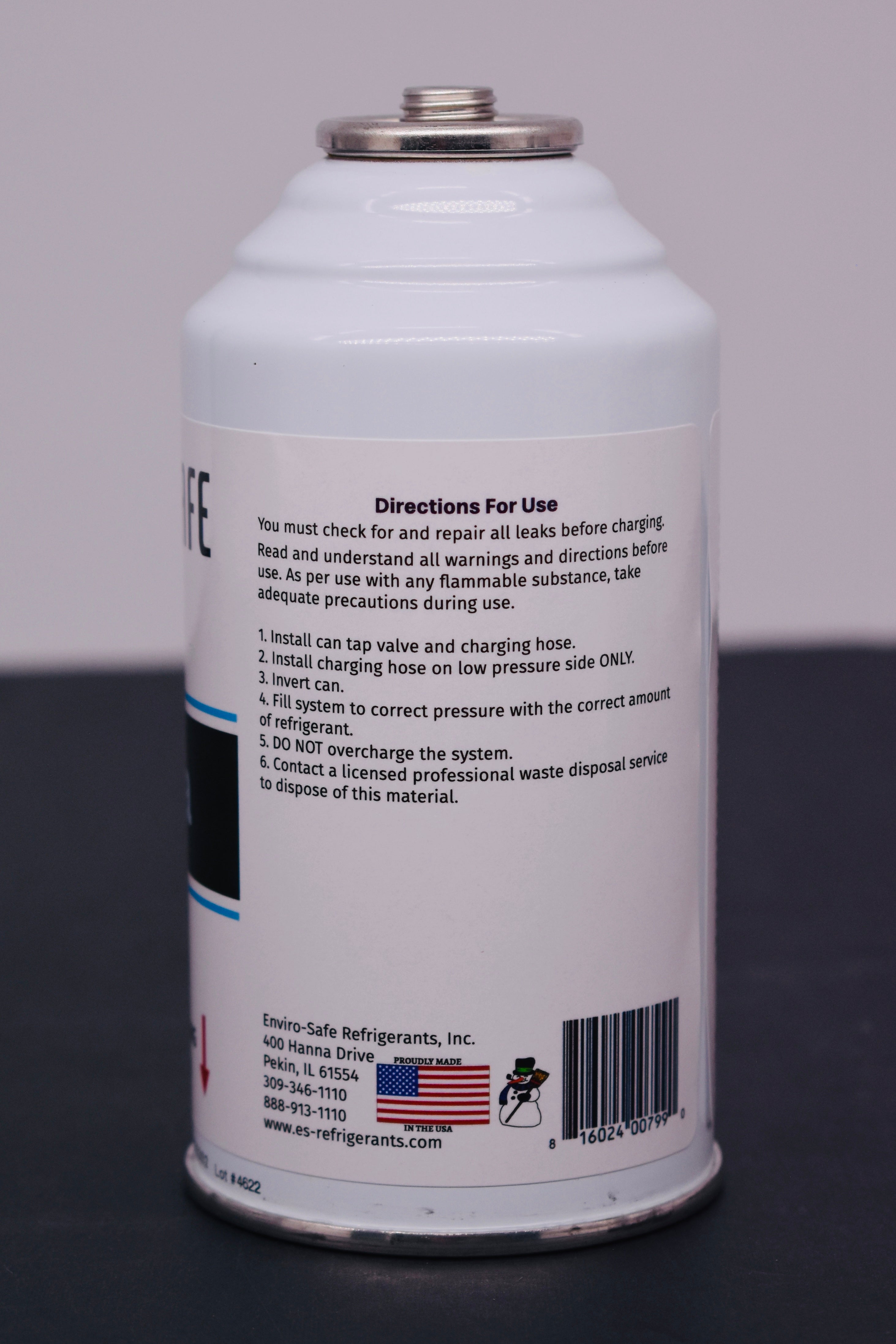 6 Cans R600a Refrigerant – 6 oz Inverted Piercing Cans, 99.7% Purity, EPA Approved
