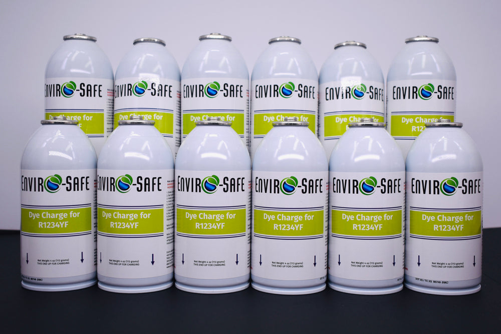 DyeCharge for R1234yf Systems – Leak Detection Dye 12 Cans