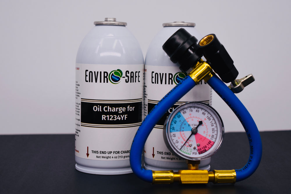 OilCharge for R1234yf Systems – 2 Can Pack – A/C Compressor Lubricant Additive