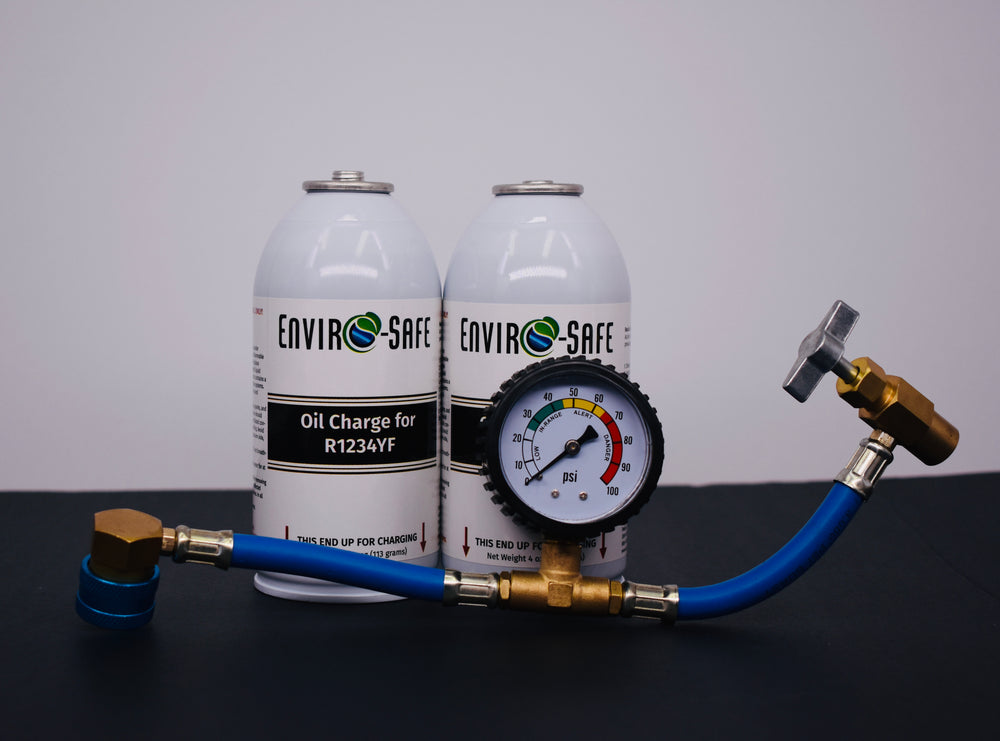 OilCharge for R1234yf Systems – 2 Can Pack – A/C Compressor Lubricant Additive