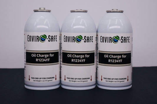 OilCharge for R1234yf Systems – 3 Can Pack – A/C Compressor Lubricant Additive