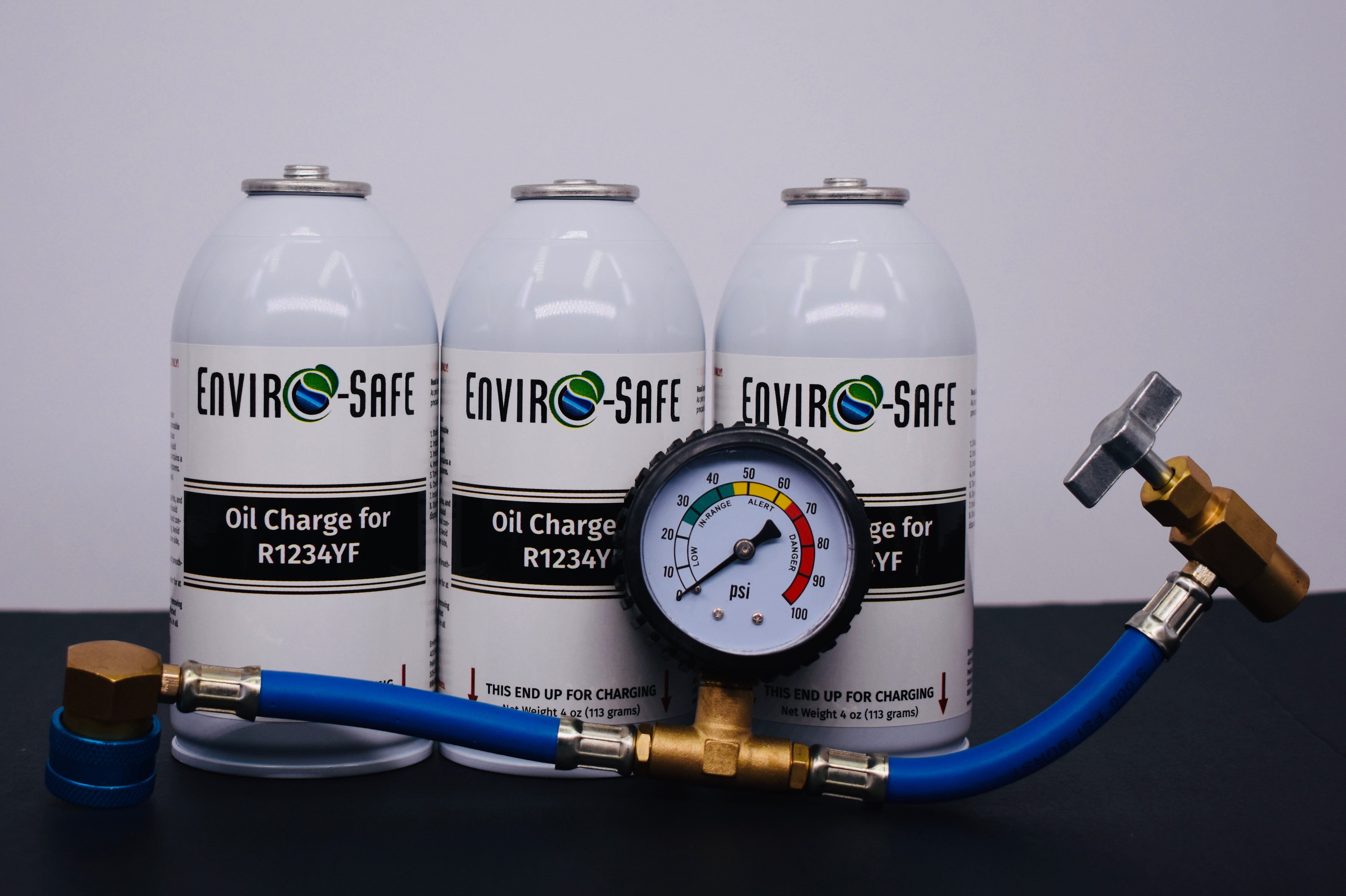 OilCharge for R1234yf Systems – 3 Can Pack – A/C Compressor Lubricant Additive