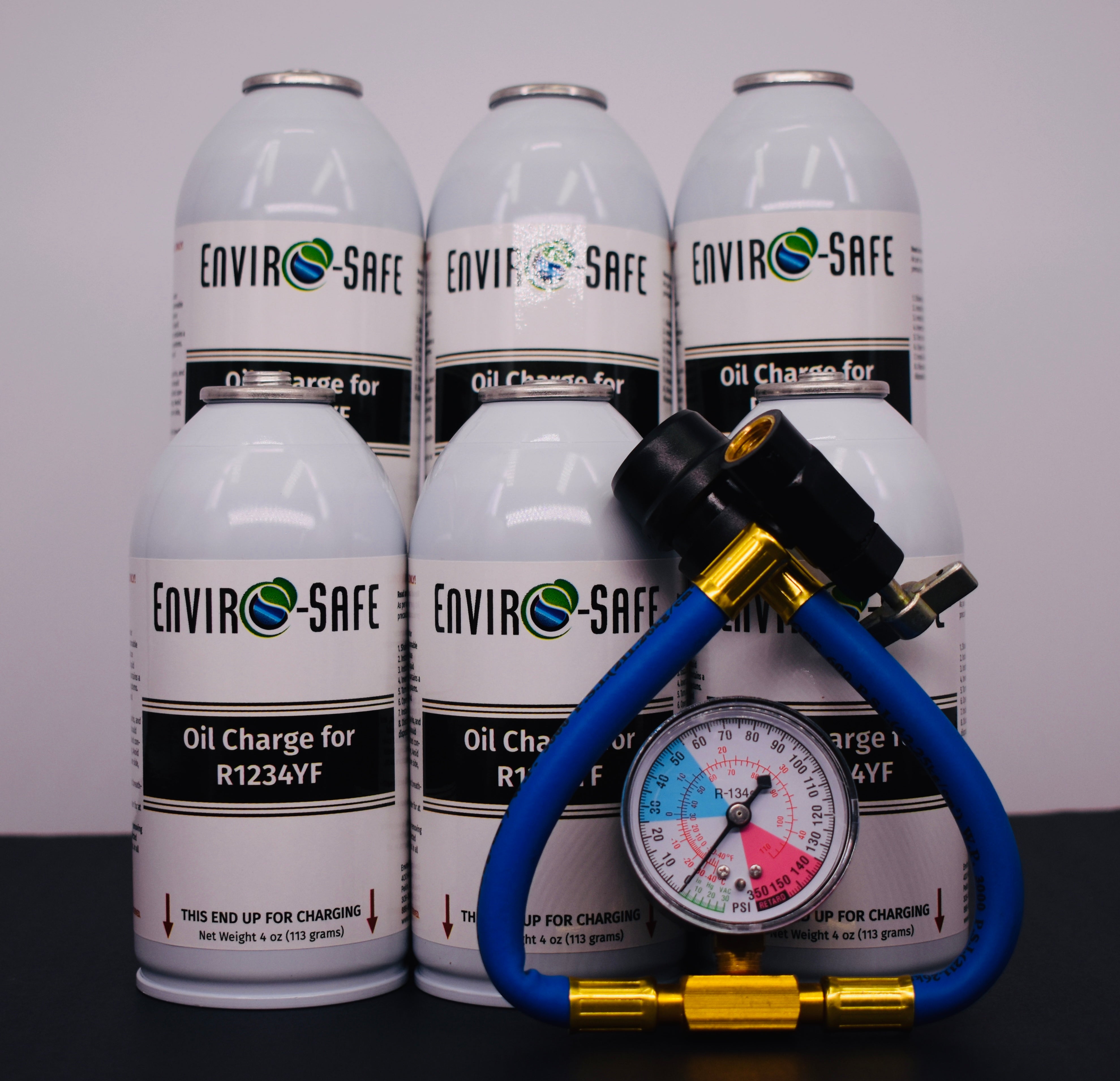 OilCharge for R1234yf Systems – 6 Can Pack – A/C Compressor Lubricant Additive