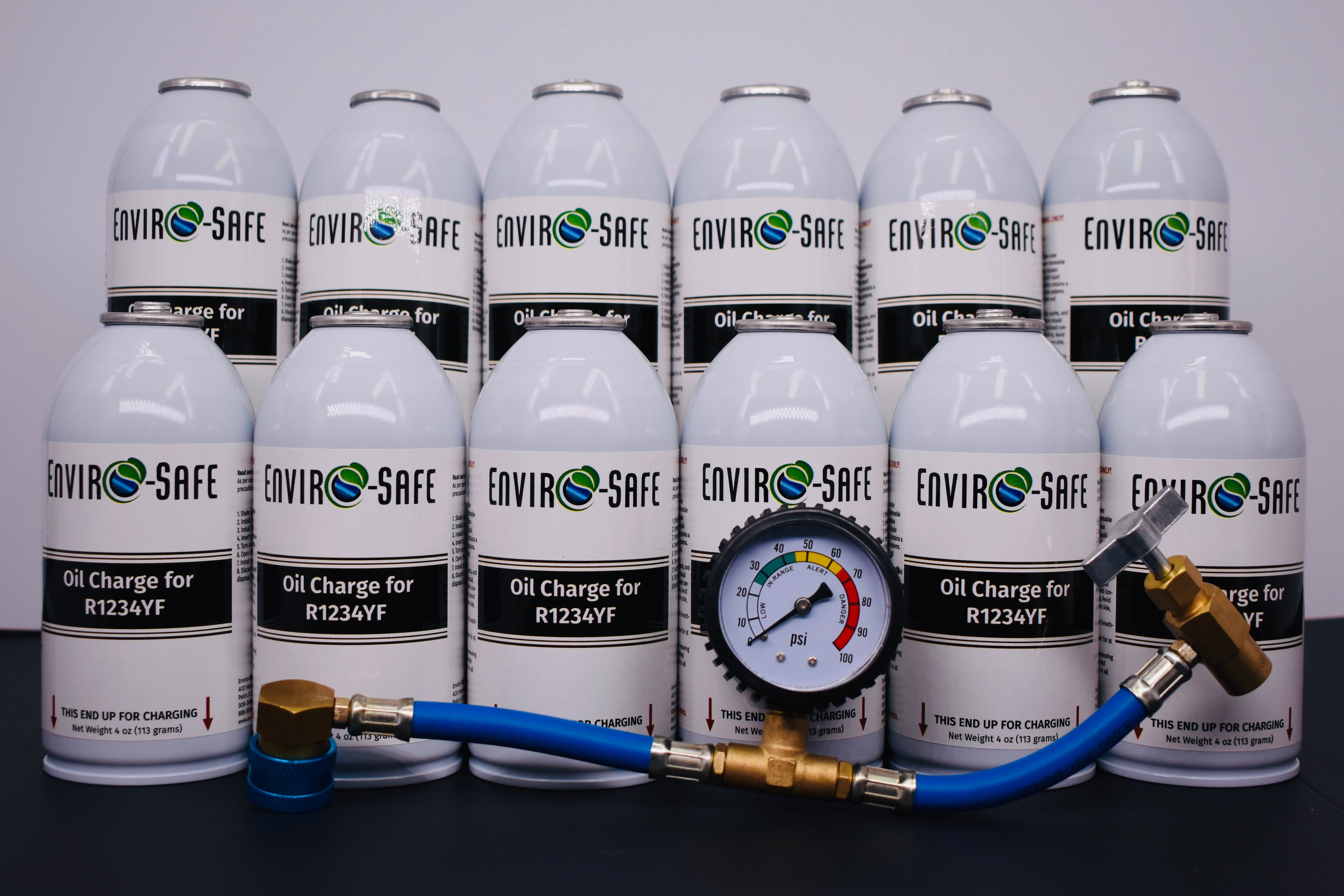 OilCharge for R1234yf Systems – 12 Can Pack – A/C Compressor Lubricant Additive