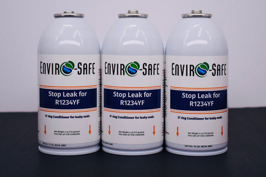 Enviro-Safe StopLeak for R1234YF Systems – 3 Cans × 4 oz – A/C Seal Conditioner & Leak Preventer