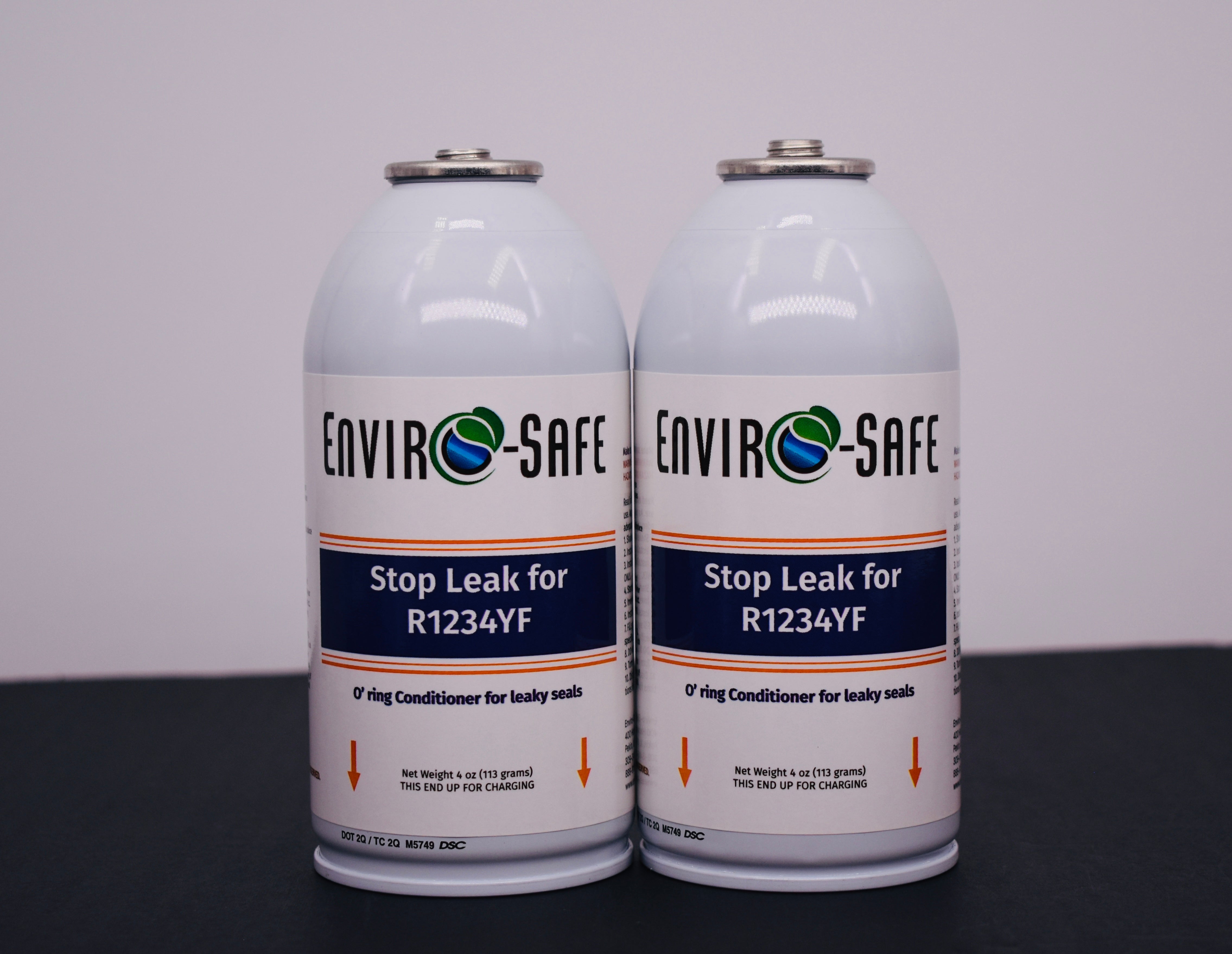 Enviro-Safe StopLeak for R1234YF Systems – 2 Cans × 4 oz – A/C Seal Conditioner & Leak Preventer