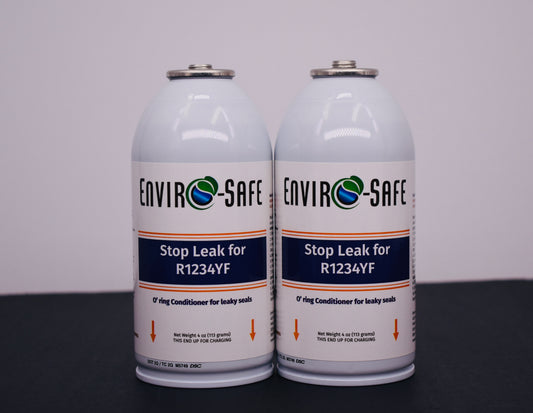 Enviro-Safe StopLeak for R1234YF Systems – 2 Cans × 4 oz – A/C Seal Conditioner & Leak Preventer