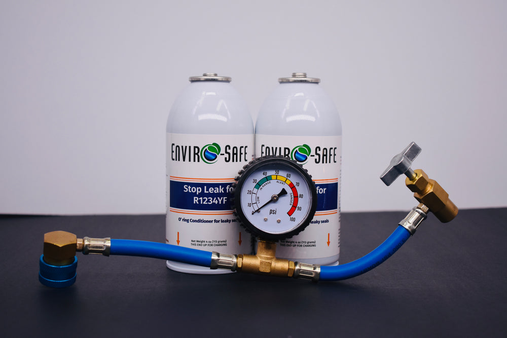 Enviro-Safe StopLeak for R1234YF Systems – 2 Cans × 4 oz – A/C Seal Conditioner & Leak Preventer
