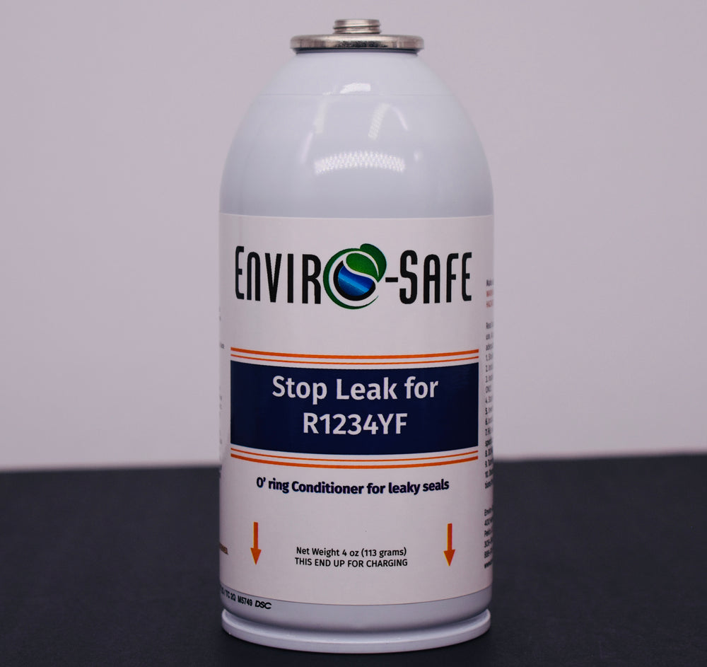 Enviro-Safe StopLeak for R1234YF Systems – 12 Cans × 4 oz – A/C Seal Conditioner & Leak Preventer