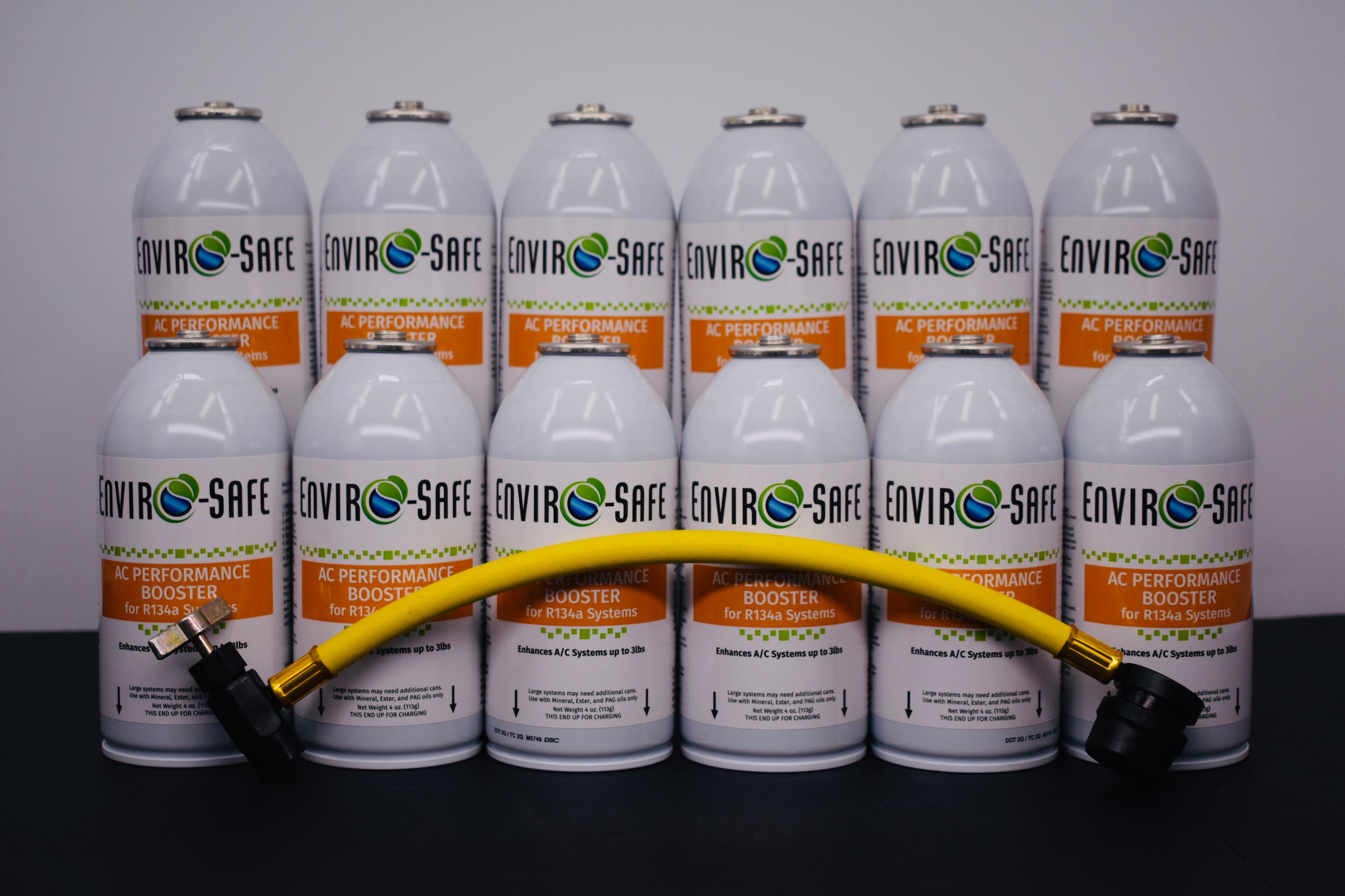 AC Performance Booster – 12 Can Pack – 4oz Can | R134a Style Top