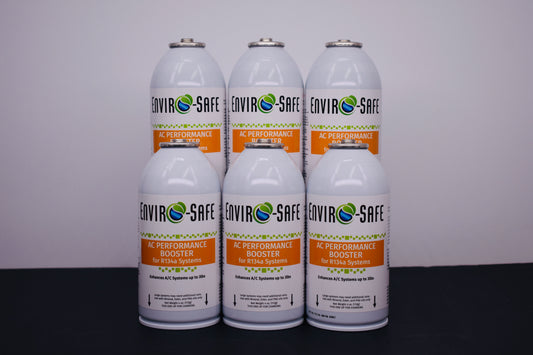 AC Performance Booster – 6 Can Pack – 4oz Can | R134a Style Top