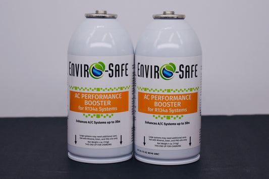 AC Performance Booster – 2 Can Pack – 4oz Can | R134a Style Top