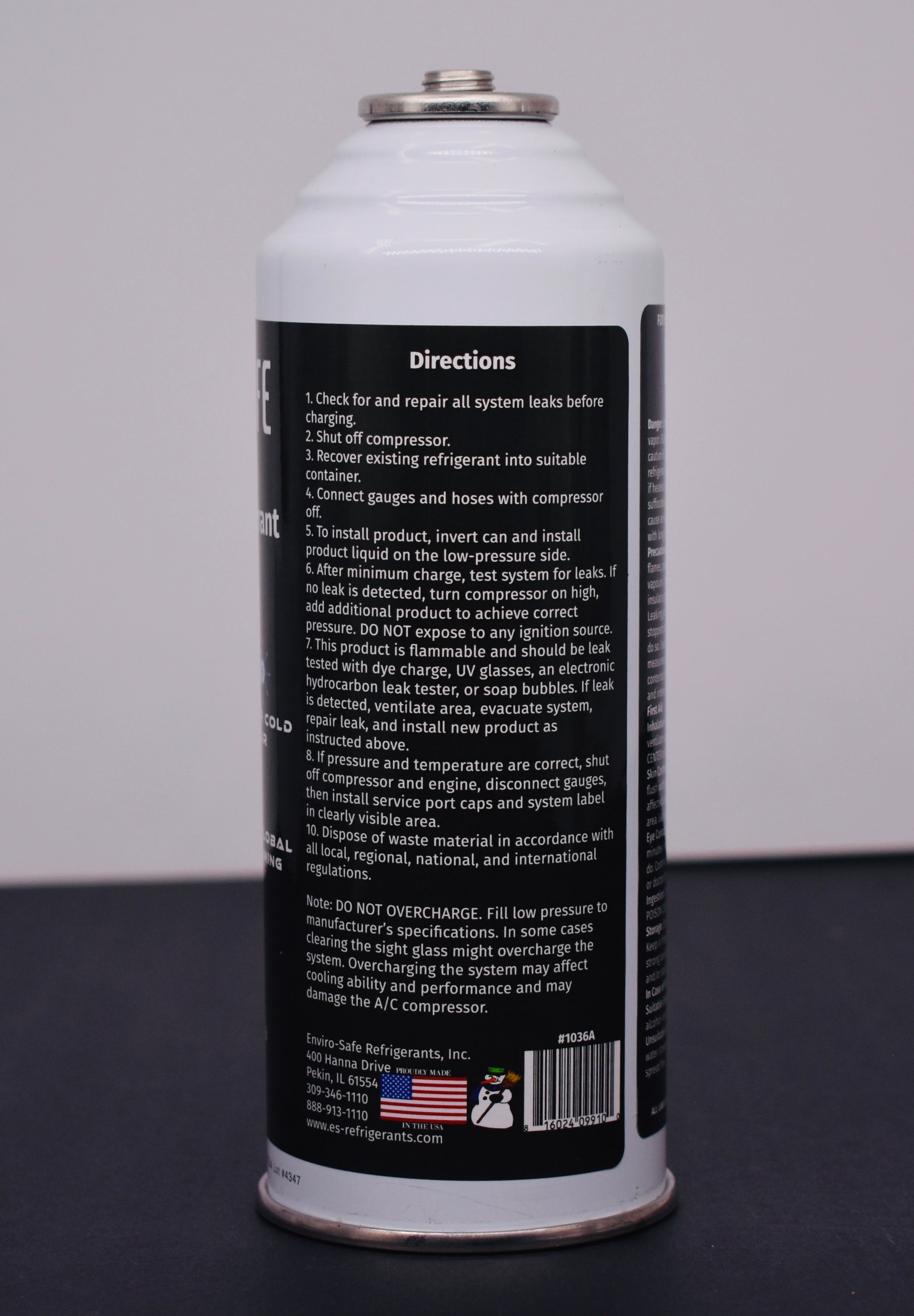 Industrial SUV 12 Cans x 8oz R134a Replacement | EPA Approved Hydrocarbon Refrigerant | For Large A/C Systems