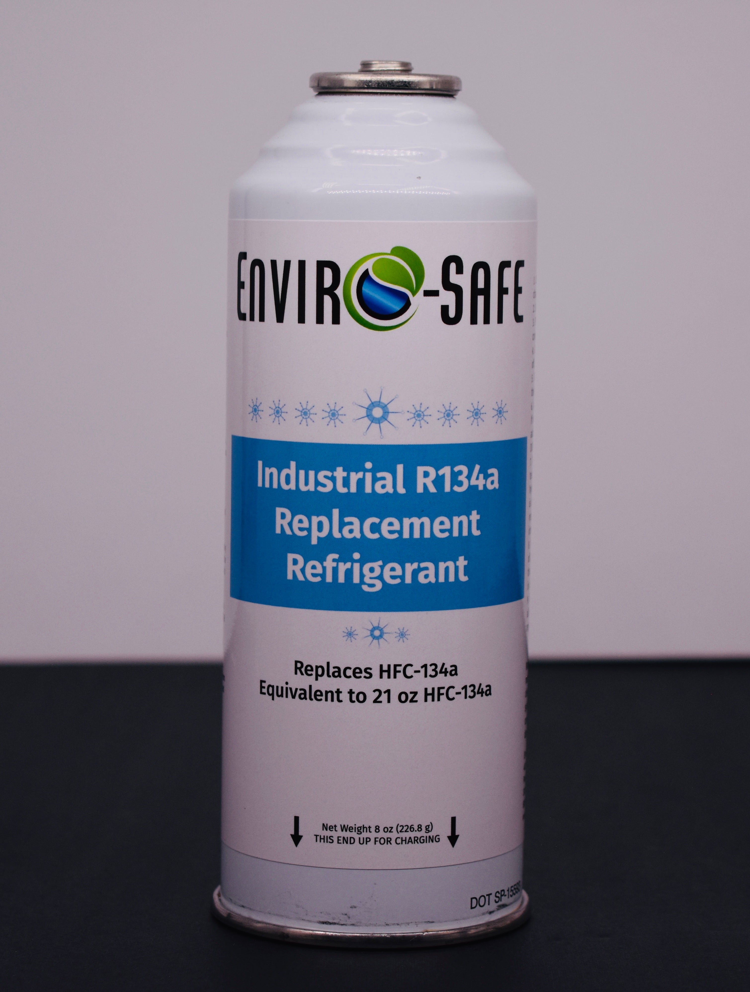Industrial R134a Replacement Refrigerant 10 Cans × 8 oz | EPA-Approved Hydrocarbon | Colder Cooling Performance