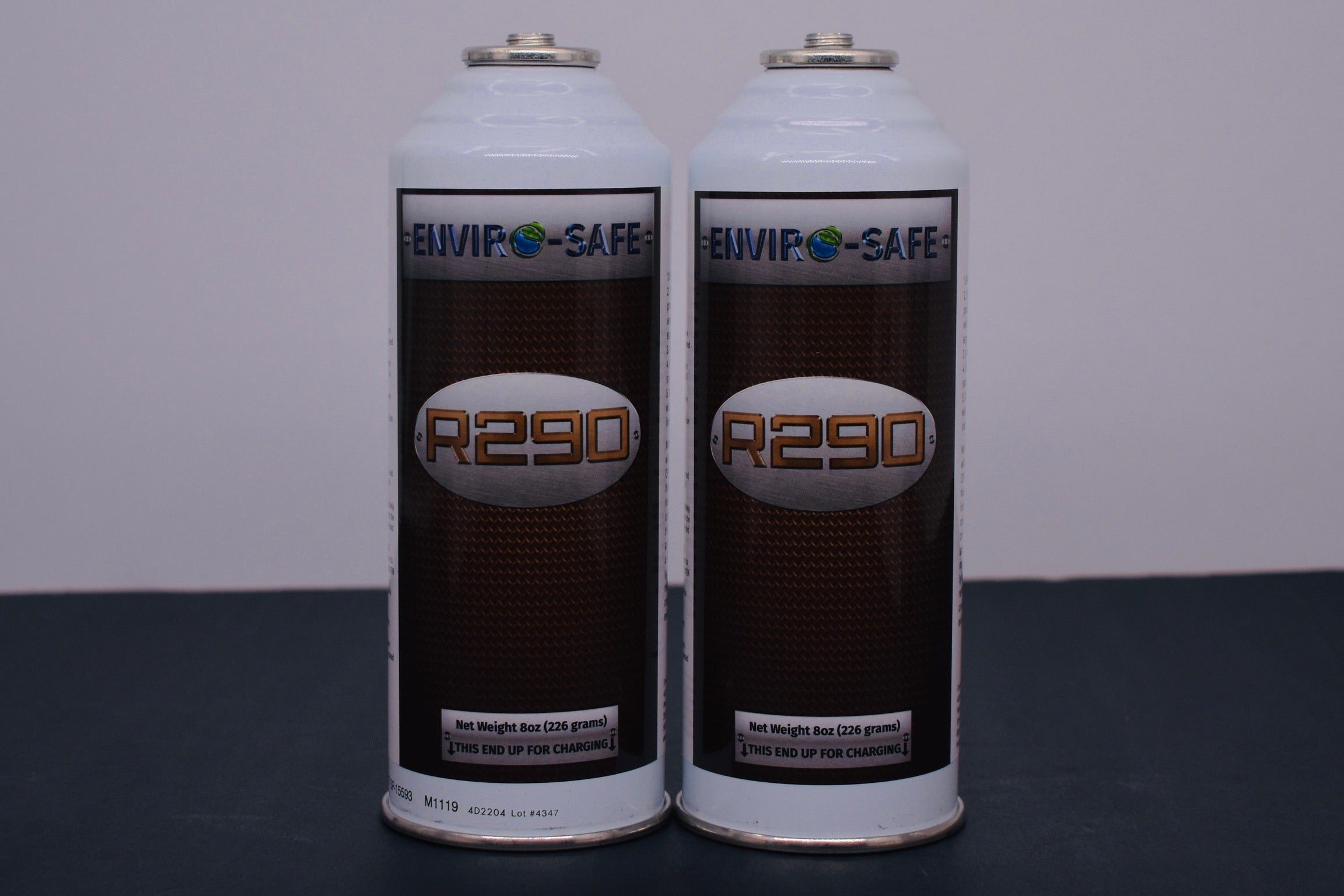 R290 Refrigerant – 8oz Can with Piercing Valve | 2-Can Pack | EPA Approved Hydrocarbon