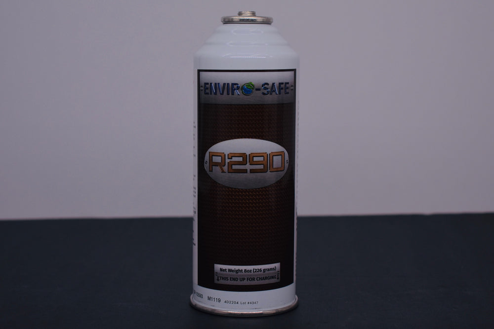 R290 Refrigerant – 8oz Can with Piercing Valve | 12-Can Pack | EPA Approved Hydrocarbon
